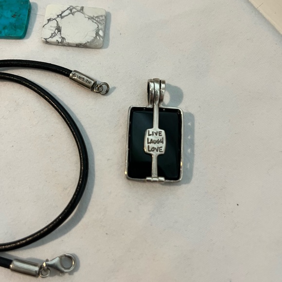 Silpada Sterling Silver Pendant-reversible - Picture 2 of 4